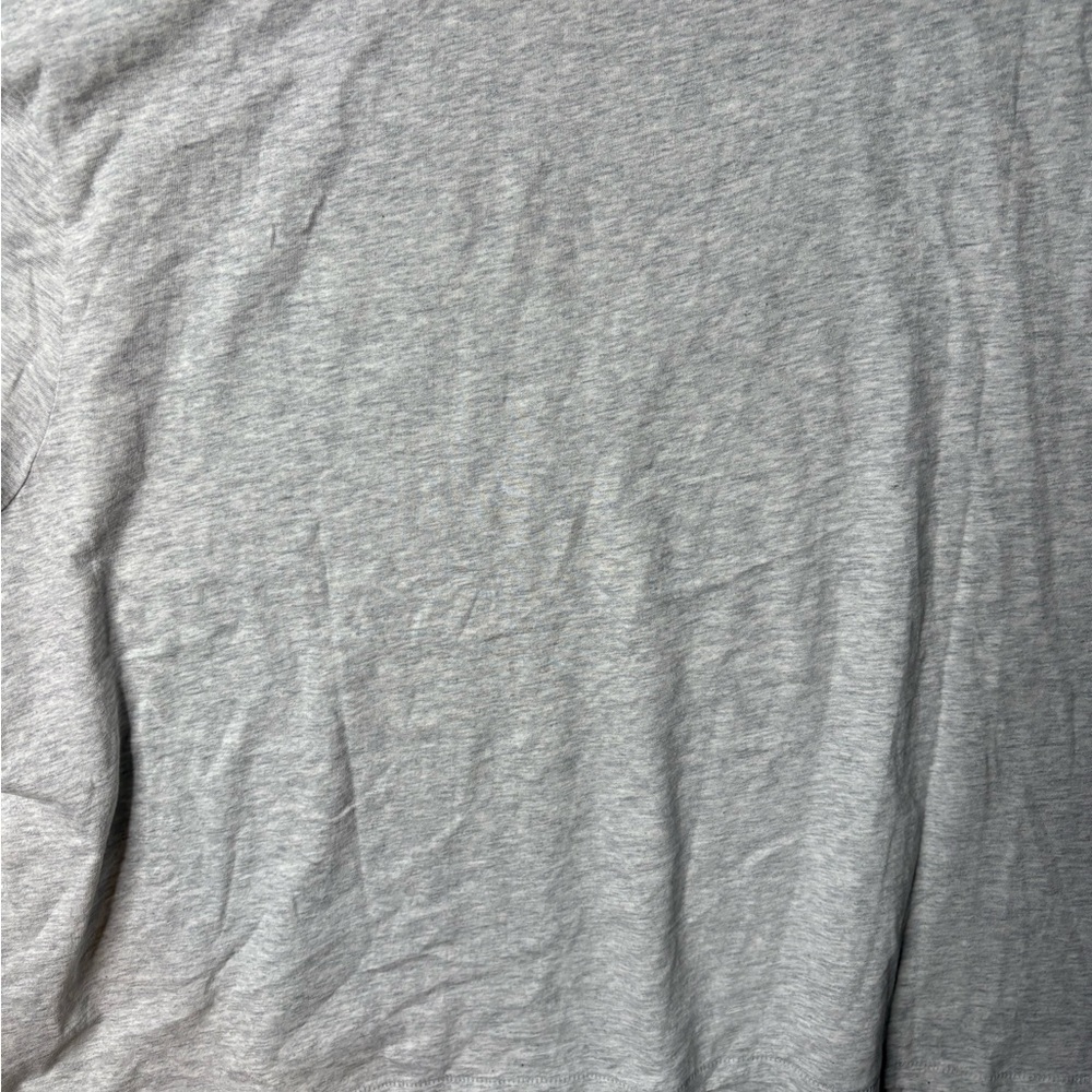 NEW UNIVERSAL THREAD Cropped V Neck Short Sleeve Cotton T Shirt Gray 3X NWT - Picture 12 of 15